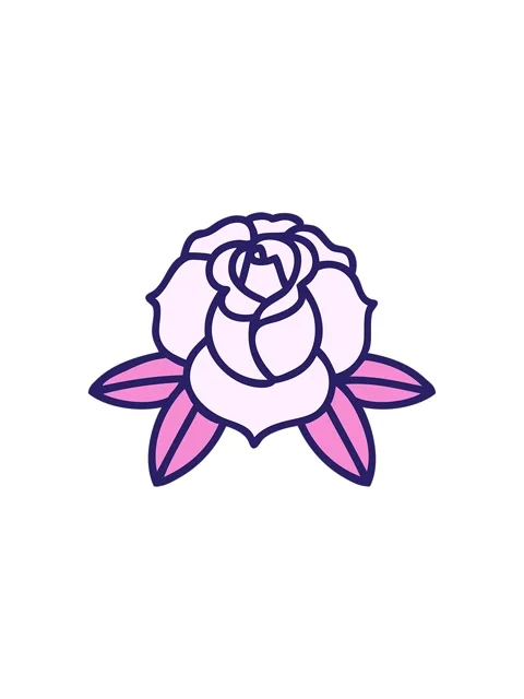 Splitting effect animation of design of flower Stock Footage 324438131