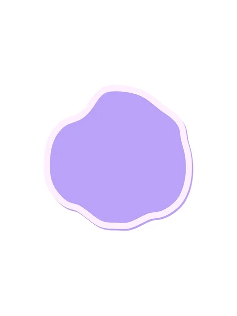 Splitting effect animation of expressive shape blob sticker Stock Footage 324116468