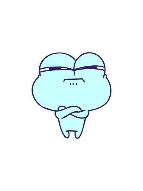 Splitting effect animation of freehand drawn cartoon of cute kawaii cross fro Stock Footage 324117310