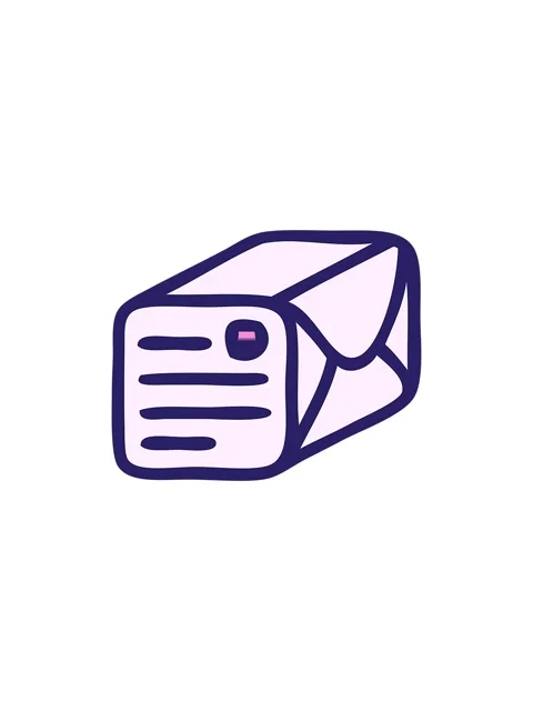 Splitting effect animation of gradient shaded cartoon of a paper parcel Stock Footage 324172093