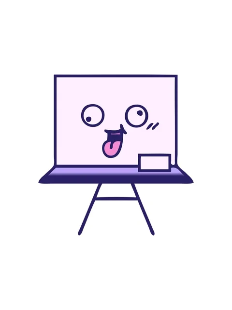 Splitting effect animation of a gradient shaded cartoon of a white board Stock Footage 324280116