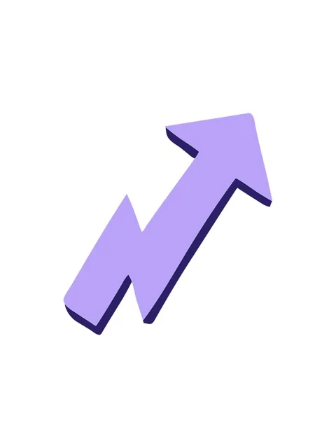 Splitting effect animation of hand drawn element of a pointing arrow Stock Footage 324083637