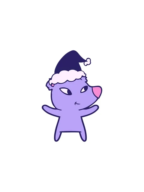 Splitting effect animation of hand drawn line drawing of a bear wearing san.. Stock Footage 324155692