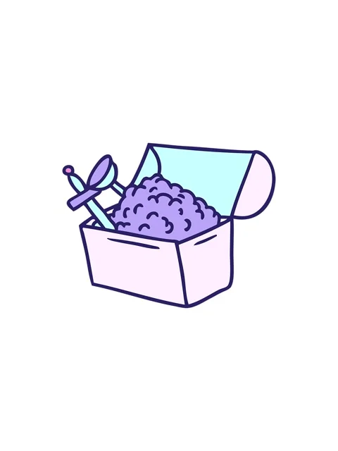 Splitting effect animation of hand drawn cartoon doodle of a treasure chest Stock Footage 324234127