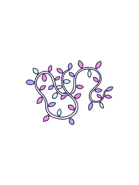 Splitting effect animation of hand drawn cartoon doodle of colourful lights Stock Footage 324246201