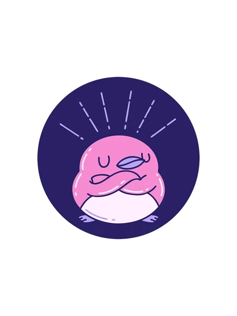 Splitting effect animation of icon of a tattoo style robin with folded wings Stock Footage 324044226