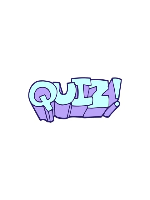 Splitting effect animation of quiz text Stock Footage 324372386