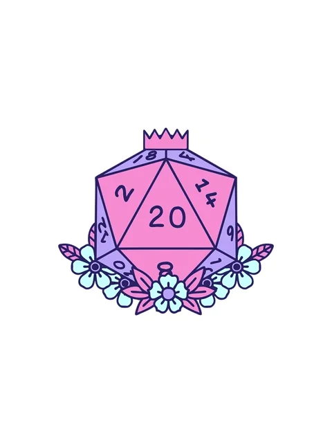 Splitting effect animation of Retro Tattoo of natural 20 D20 dice roll with.. Stock Footage 324114260