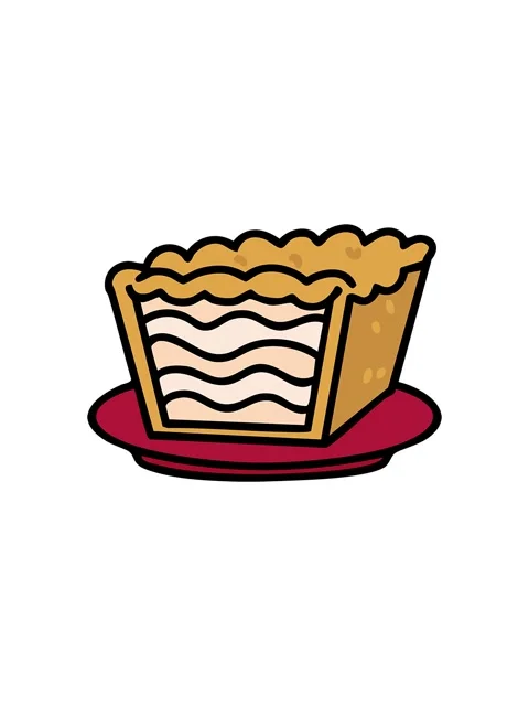 Splitting effect animation of a slice of traditional brazilian empadao Stock Footage 324075516