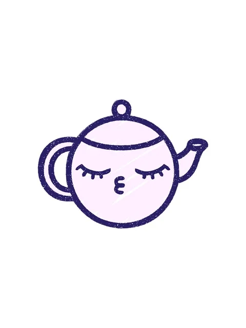 Splitting effect animation of Teapot Chalk Drawing Stock Footage 323594036