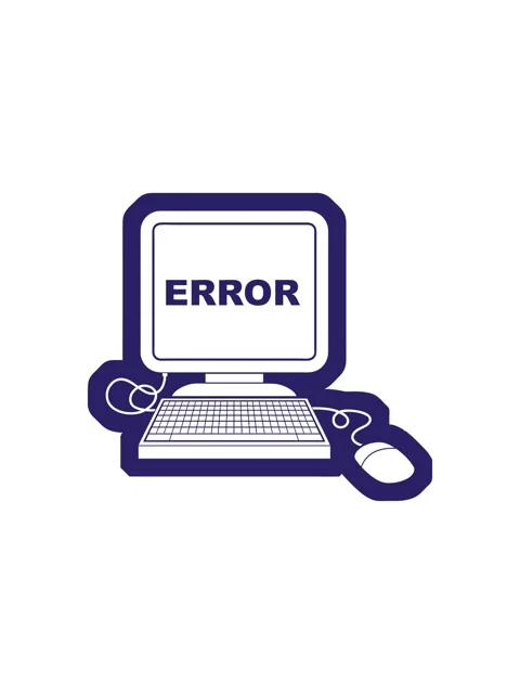Splitting effect animation of vector icon illustration of a computer error Stock Footage 324441343