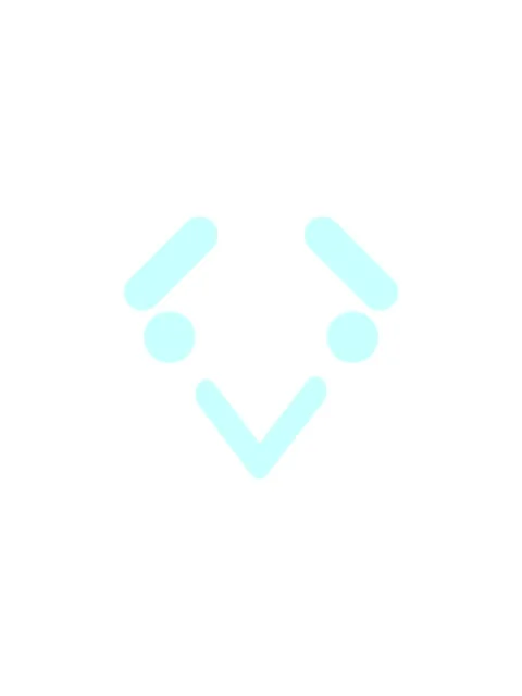 Splitting effect animation of worried bird face icon Stock Footage 324428011