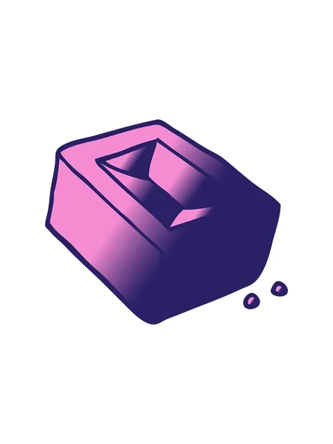 Splitting motion animation of cartoon doodle of a red brick Vídeos de archivo 324426161