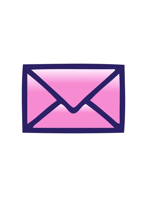 Splitting motion animation of  cartoon of a paper envelope Stock Footage 324308997