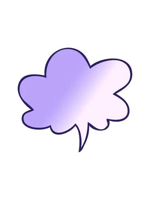 Splitting motion animation of cartoon speech bubble in smooth gradient styl.. Stock Footage 324200667