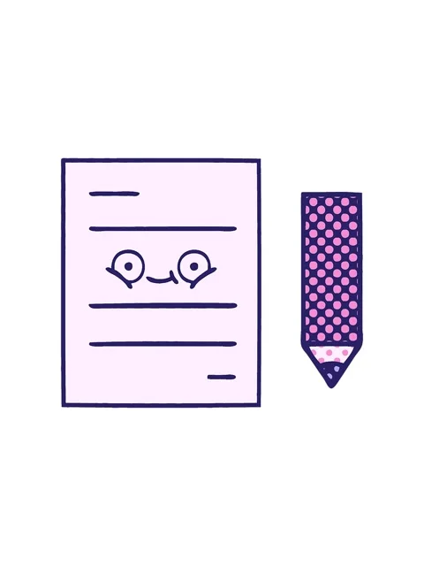 Splitting motion animation of comic book style cartoon of a test paper Stock Footage 324331279