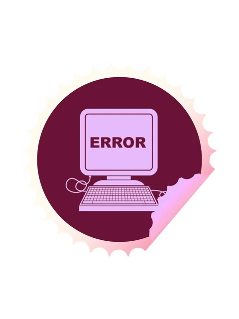 Splitting motion animation of computer error vector illustration circular p.. Stock Footage 324145296