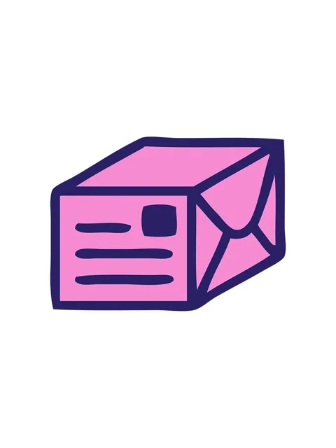 Splitting motion animation of cute cartoon of a paper parcel 스톡 동영상 324077369