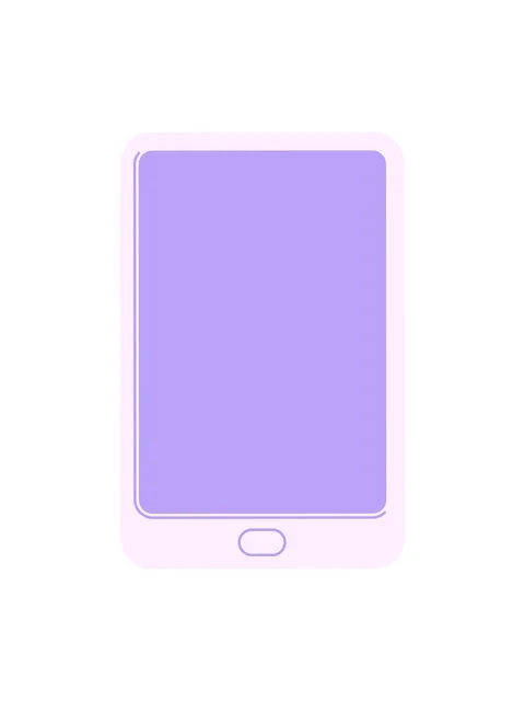 Splitting motion animation of Flat colour illustration of a tablet computer Stock Footage 324141715