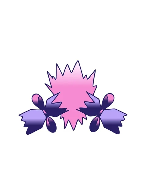 Splitting motion animation of gradient shaded quirky cartoon pulled cracker Stock Footage 324083924