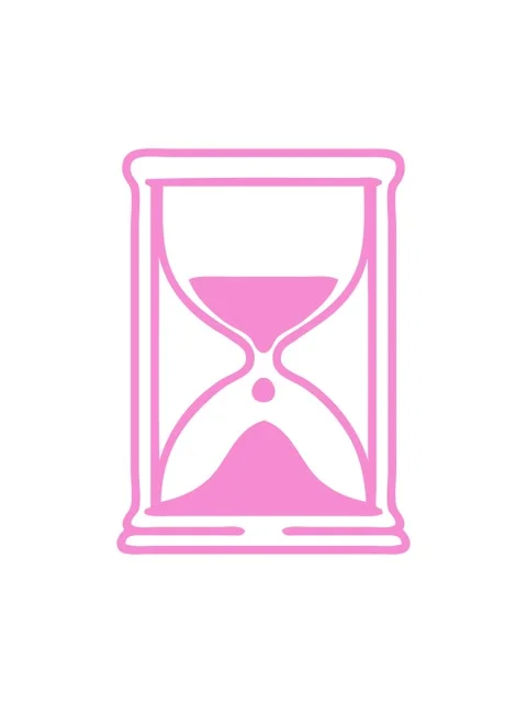 Splitting motion animation of line doodle of an hourglass running sand icon Stock Footage 324266915