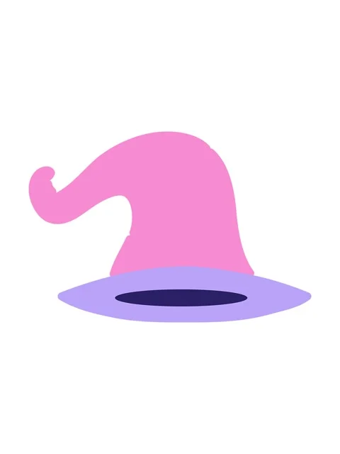 Splitting motion animation of old wizard hat Stock Footage 324278988