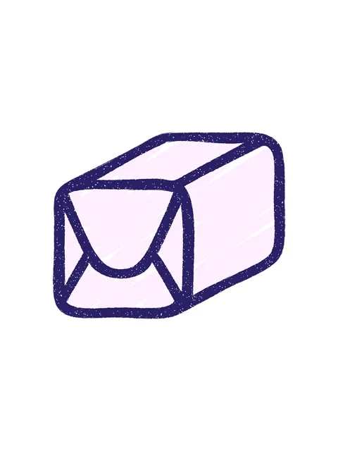 Splitting motion animation of Wrapped Parcel Chalk Drawing Stock Footage 324372522