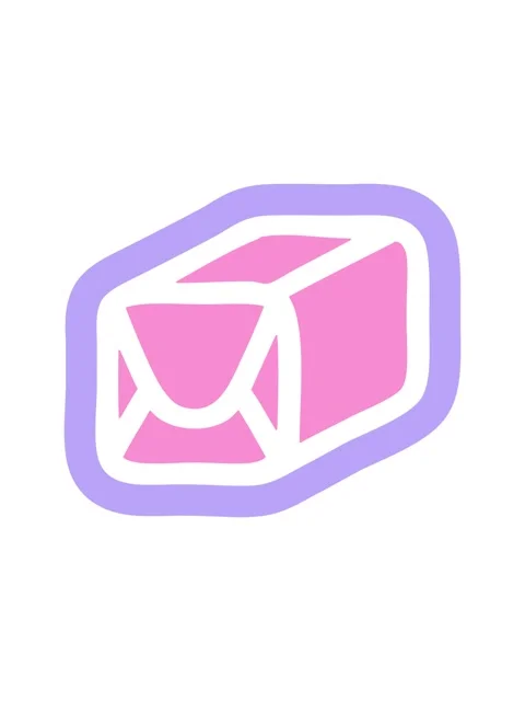 Splitting motion animation of wrapped parcel symbol icon Stock Footage 324455332