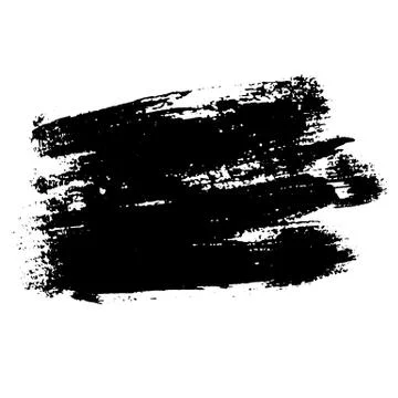 Splodge of paint. Brush strokes Stock Illustration