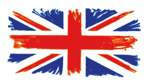 Splodge Union Jack Flag Stock Illustration