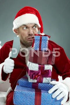 Spoiling Christmas Stock Photos