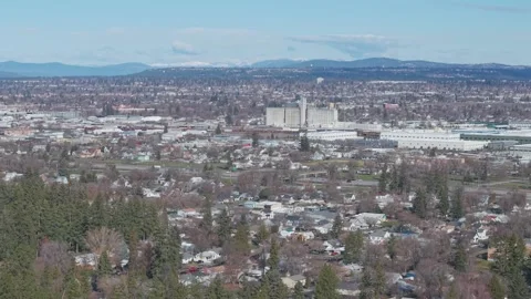 Spokane Pan Stock Footage 307236445