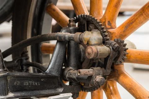 Spoke Wheel Hub Foto stock