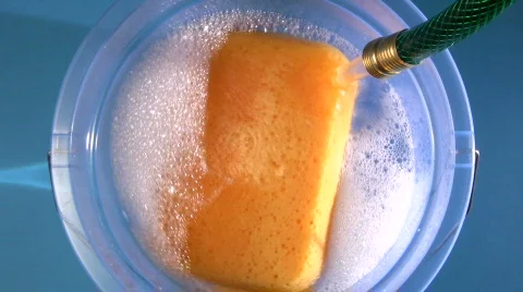 Sponge and bucket Video stock 685817