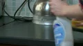 Sponge and spray, kitchen being cleaned HD Footage