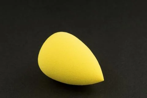 Sponge for applying cosmetics on face Stock Photos