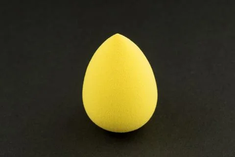Sponge for applying cosmetics on face Stock Photos