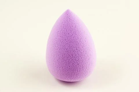 Sponge for applying cosmetics on face Stock Photos