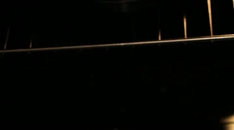 Sponge cake goes from the oven Stock Footage 10909925