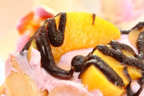 Sponge cake Stock Photos