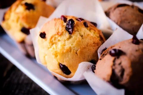 Sponge cake Stock Photos