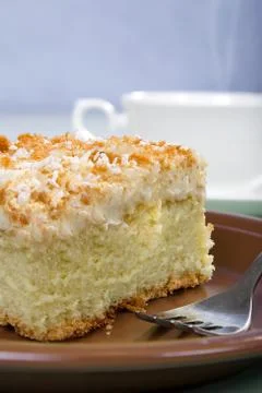 Sponge cake Stock Photos