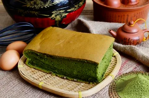 Sponge cake Stock Photos