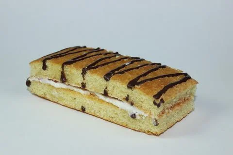 Sponge cake Stock Photos