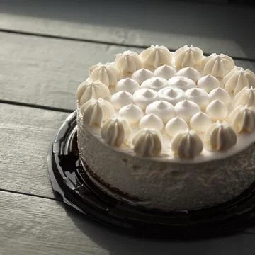 Sponge cake in a souffle Stock Photos