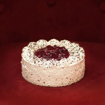 Sponge cake in a souffle Stock Photos