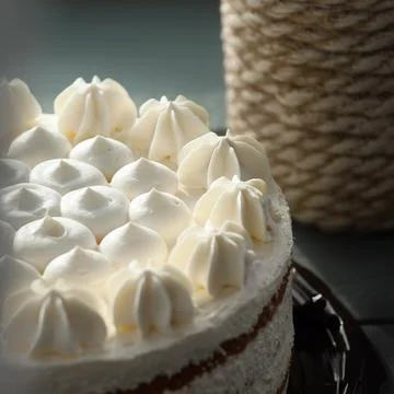 Sponge cake in a souffle Stock Photos