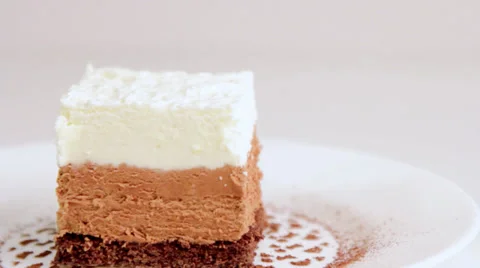 Sponge cake,dessert Video stock 33605411