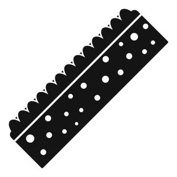 Sponge for cleaning icon, simple style Stock Illustration