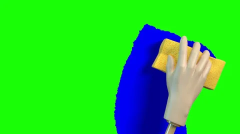 Sponge cleaning - Transition video Stock Footage 38496037